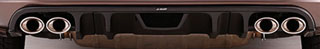 image - JE DESIGN R-Line QUAD 120x85mm Oval Exhaust Tips